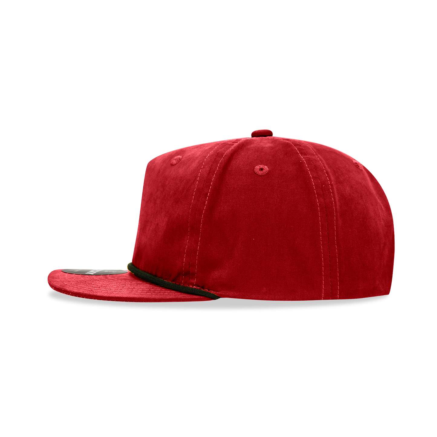 Decky 6032 - Classic Grandpa Rope Cap, 5 Panel Flat Bill Hat, Snapback