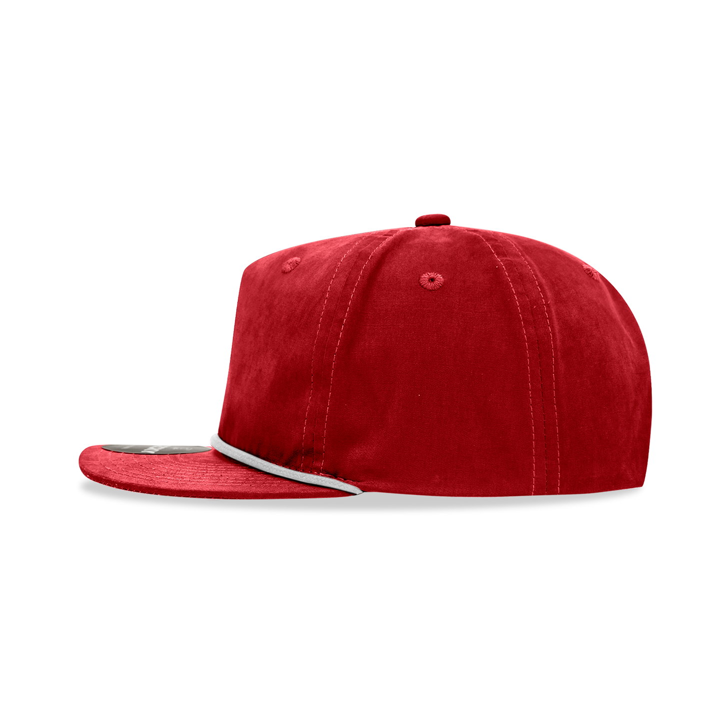 Decky 6032 - Classic Grandpa Rope Cap, 5 Panel Flat Bill Hat, Snapback