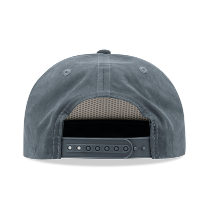 Decky 6032 - Classic Grandpa Rope Cap, 5 Panel Flat Bill Hat, Snapback