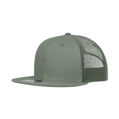 Decky 6033 6 Panel High Profile Structured Cotton Blend Trucker