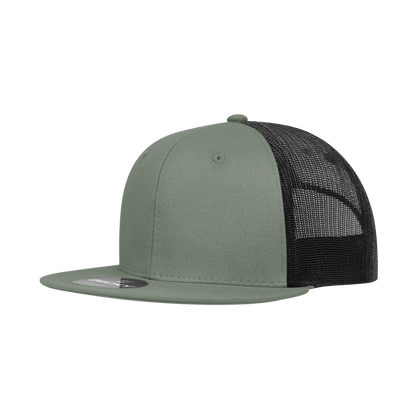 Decky 6033 6 Panel High Profile Structured Cotton Blend Trucker