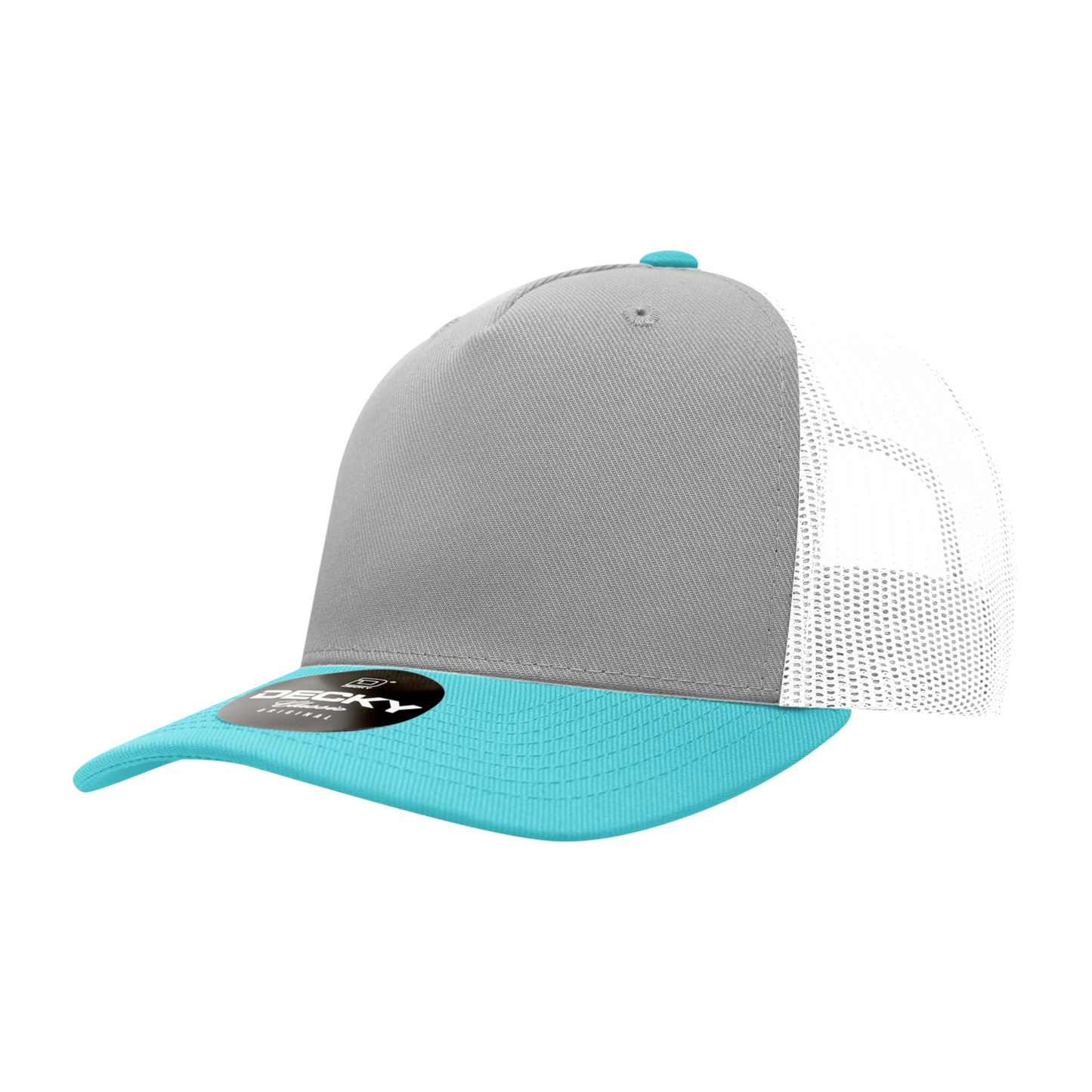 Decky 6039 5 Panel Mid Profile Structured Acrylic/Polyester Trucker Hat