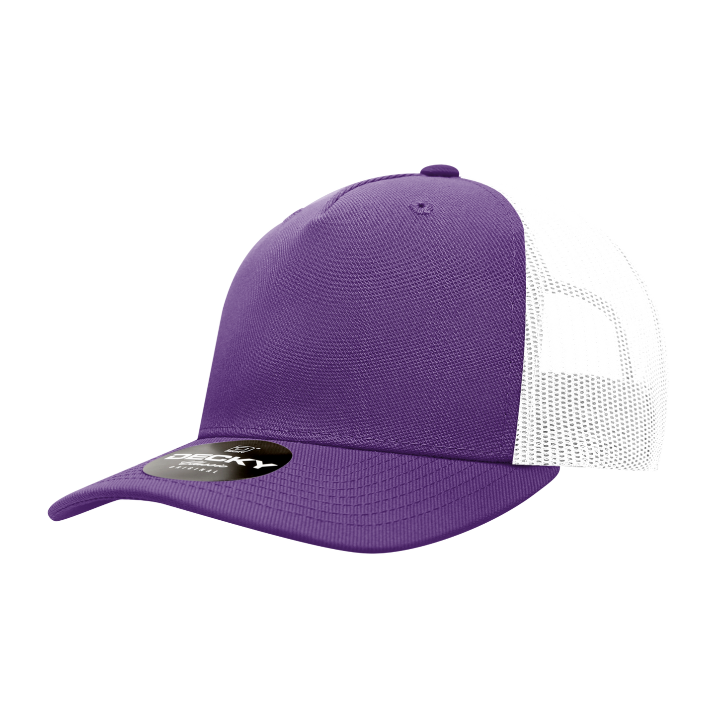 Decky 6039 5 Panel Mid Profile Structured Acrylic/Polyester Trucker Hat