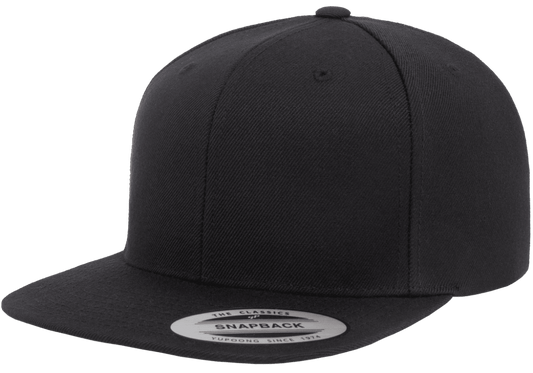 Yupoong 6089M Premium Snapback Hat Flat Bill Cap - YP Classics - Star Hats & Embroidery
