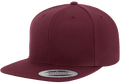 Yupoong 6089M Premium Snapback Hat Flat Bill Cap - YP Classics