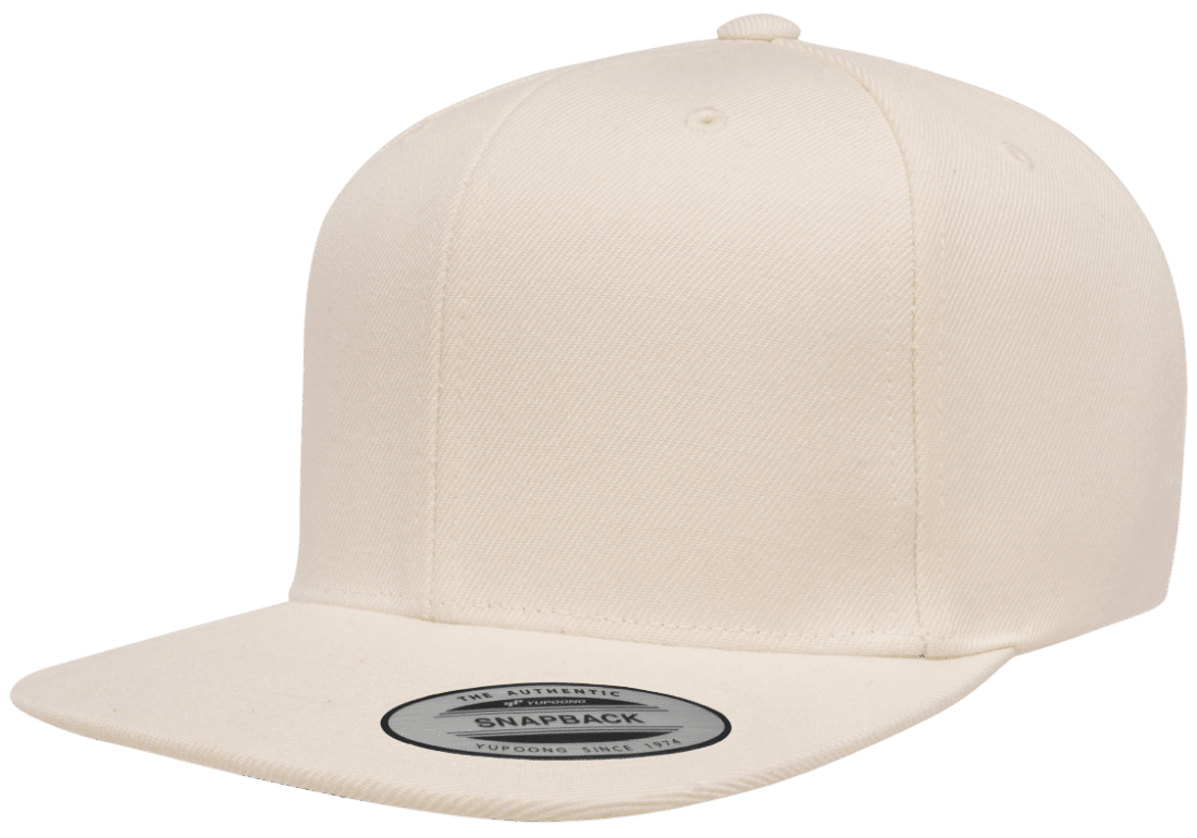 Yupoong 6089M Premium Snapback Hat Flat Bill Cap - YP Classics