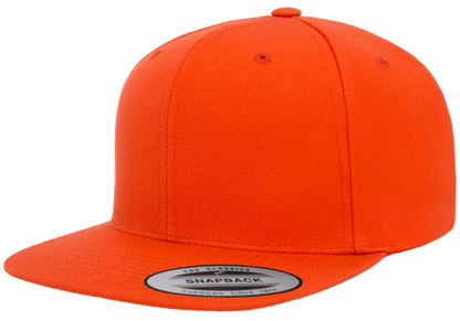 Yupoong 6089M Premium Snapback Hat Flat Bill Cap - YP Classics
