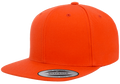 Yupoong 6089M Premium Snapback Hat Flat Bill Cap - YP Classics