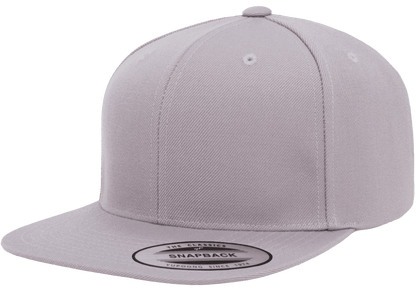 Yupoong 6089M Premium Snapback Hat Flat Bill Cap - YP Classics