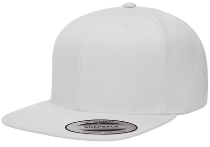 Yupoong 6089M Premium Snapback Hat Flat Bill Cap - YP Classics
