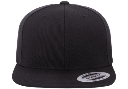 Yupoong 6089M Premium Snapback Hat Flat Bill Cap - YP Classics