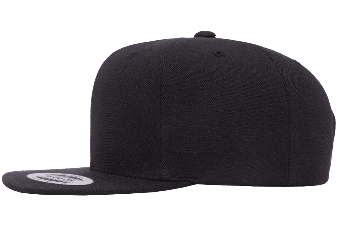 Yupoong 6089M Premium Snapback Hat Flat Bill Cap - YP Classics