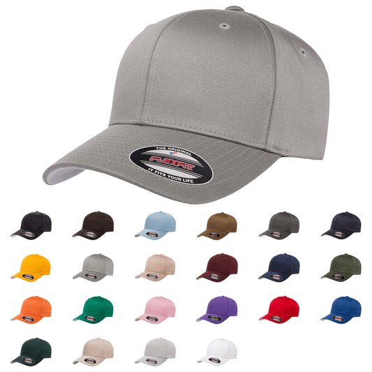 Flexfit 6277 Wooly Combed Cotton Blend Cap - Star Hats & Embroidery