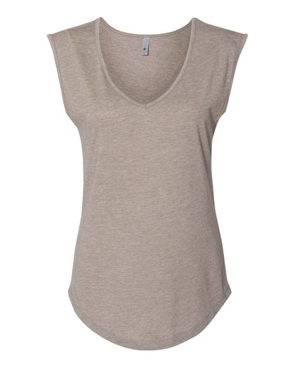 Next Level 5040 Women's Festival Sleeveless Deep V-Neck Tee