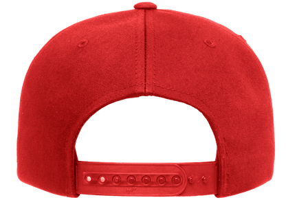 Yupoong 6502 Unstructured 5-Panel Snapback Hat, Flat Bill Cap - YP Classics