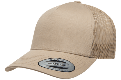 Yupoong 6506 5-Panel Retro Trucker Hat Baseball Cap with Mesh Back YP Classics