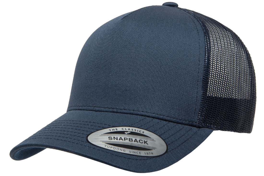Yupoong 6506 5-Panel Retro Trucker Hat Baseball Cap with Mesh Back YP Classics