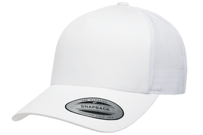 Yupoong 6506 5-Panel Retro Trucker Hat Baseball Cap with Mesh Back YP Classics