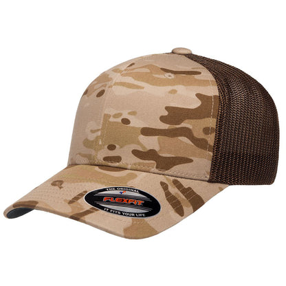 Flexfit® Trucker Hat with Mesh Back - Flexfit 6511