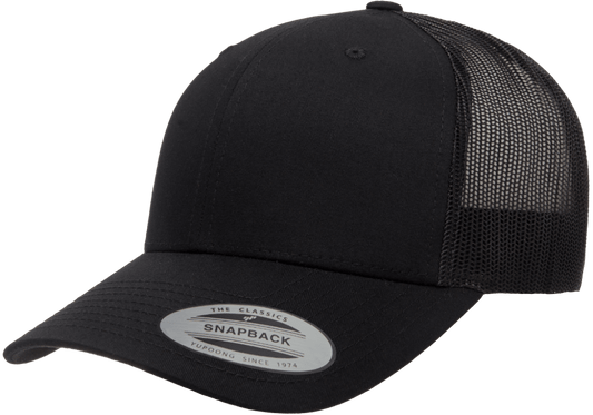 Yupoong 6606 Retro Trucker Hat Baseball Cap with Mesh Back - YP Classics - Star Hats & Embroidery