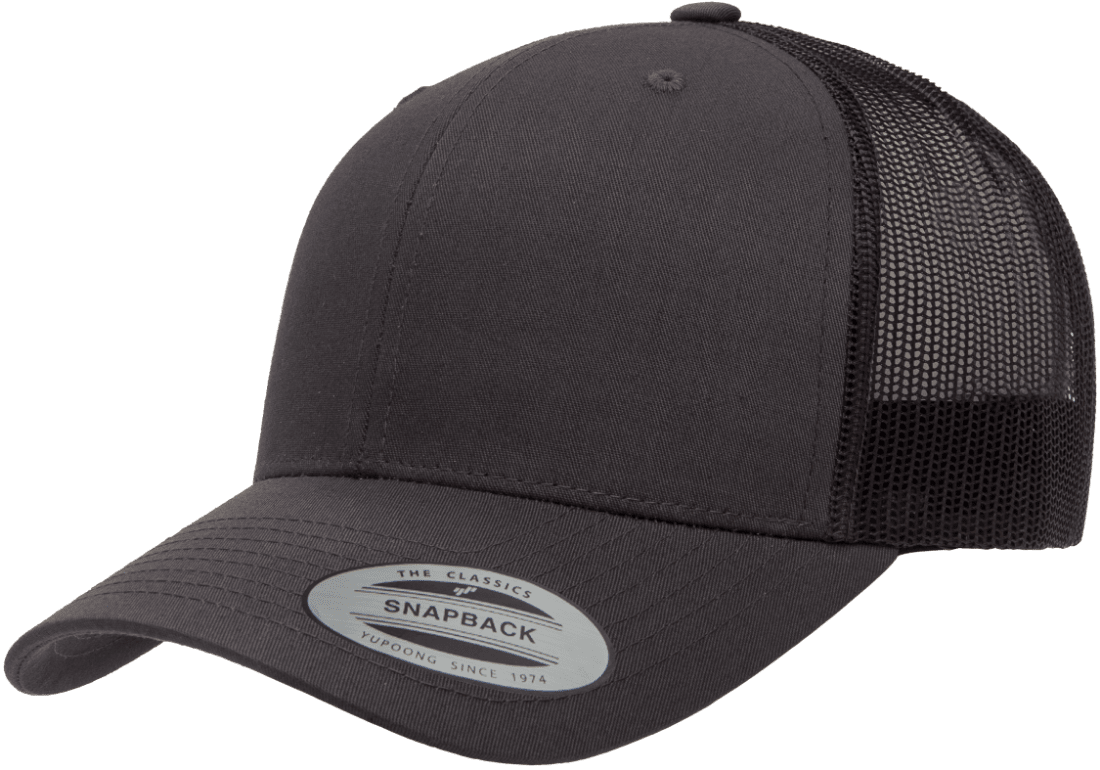 Yupoong 6606 Retro Trucker Hat Baseball Cap with Mesh Back - YP Classics