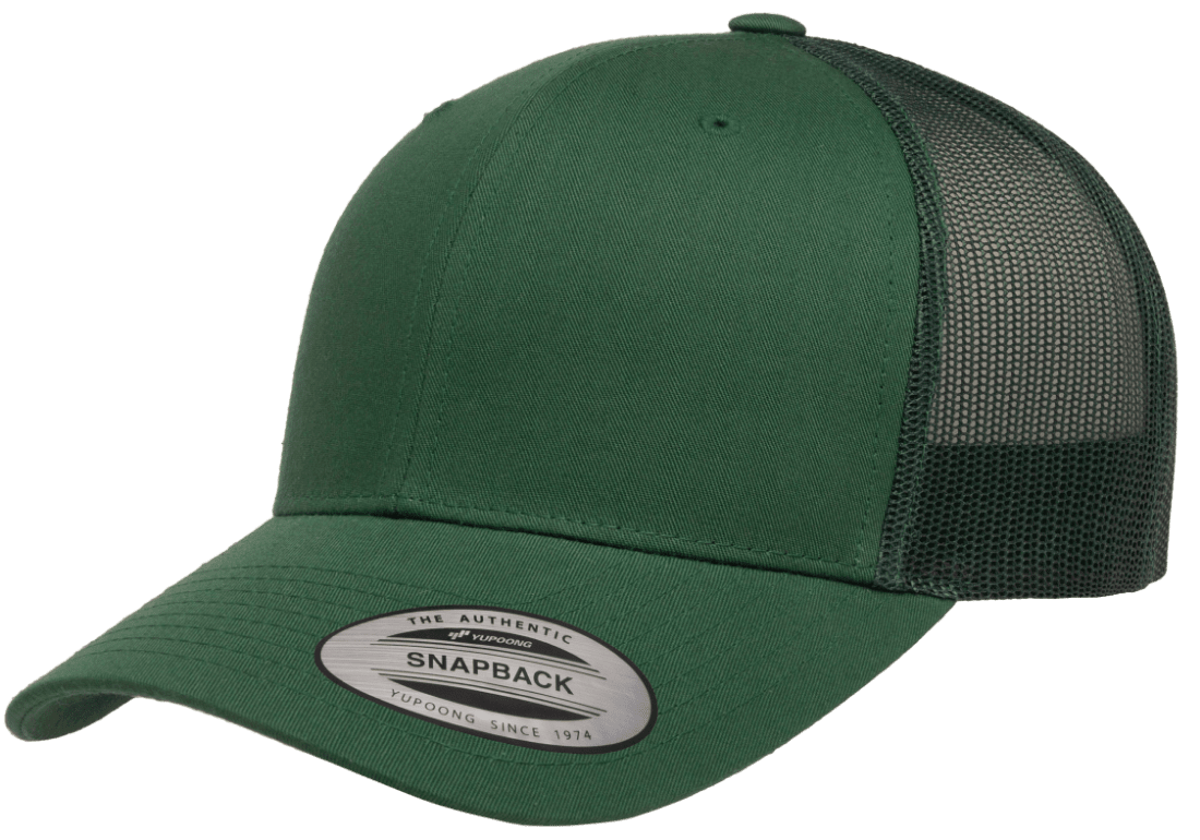 Yupoong 6606 Retro Trucker Hat Baseball Cap with Mesh Back - YP Classics