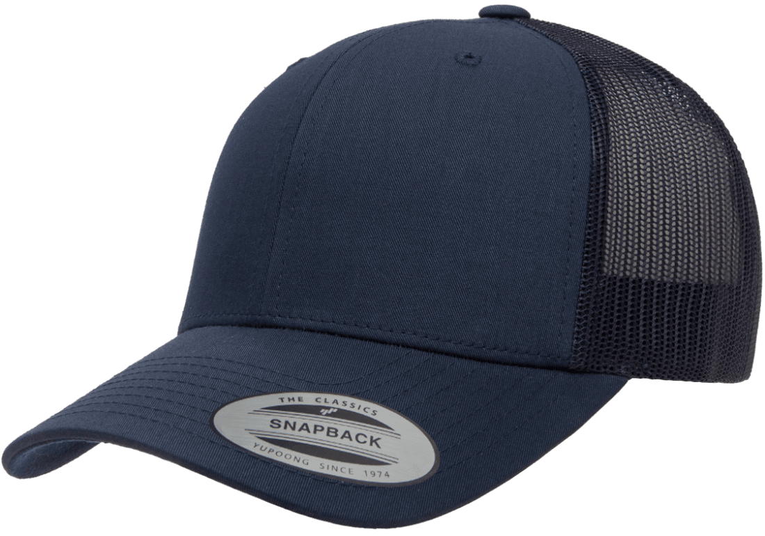 Yupoong 6606 Retro Trucker Hat Baseball Cap with Mesh Back - YP Classics