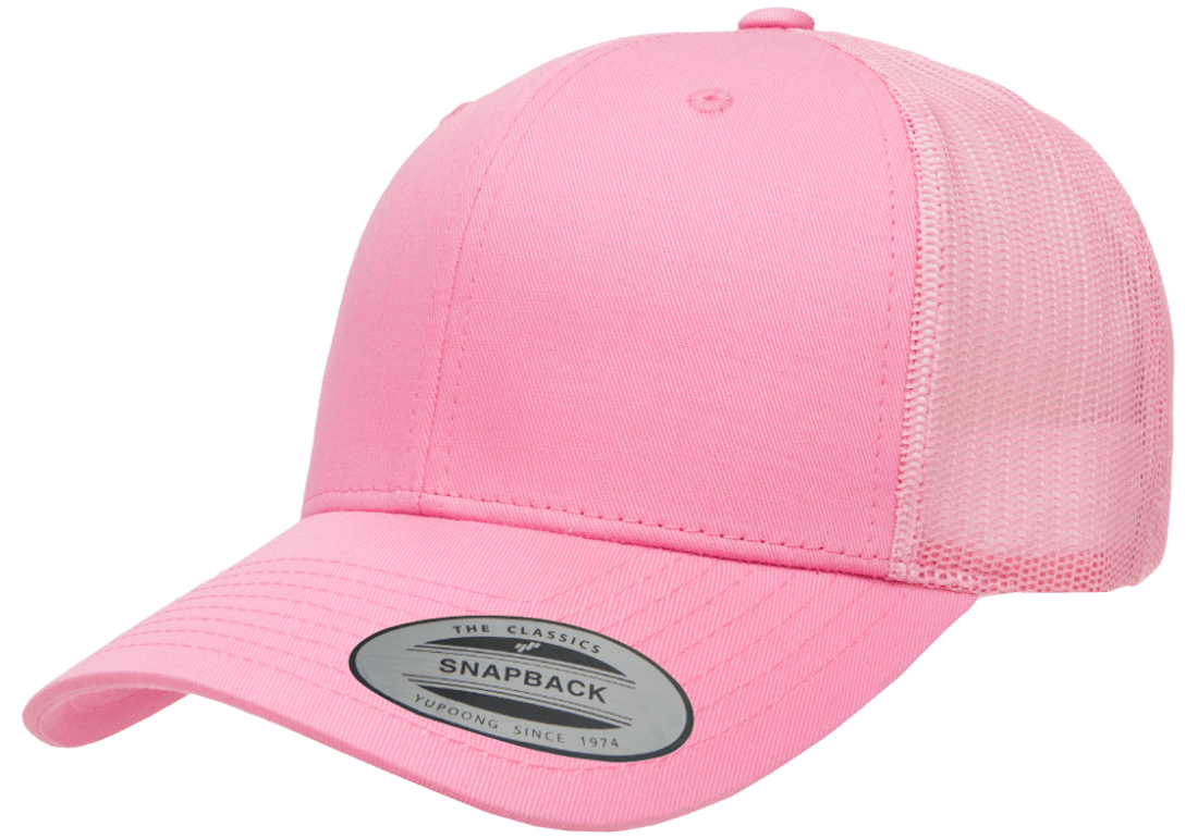 Yupoong 6606 Retro Trucker Hat Baseball Cap with Mesh Back - YP Classics