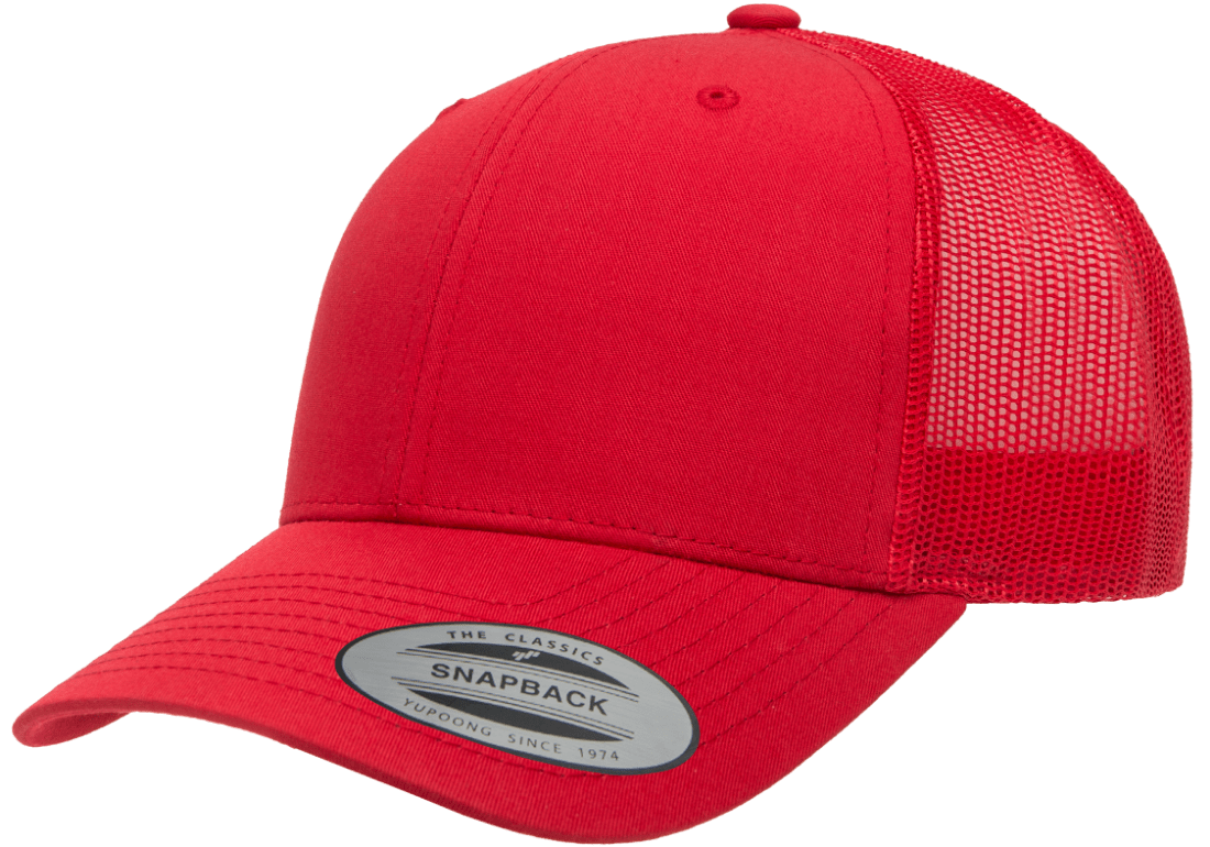 Yupoong 6606 Retro Trucker Hat Baseball Cap with Mesh Back - YP Classics