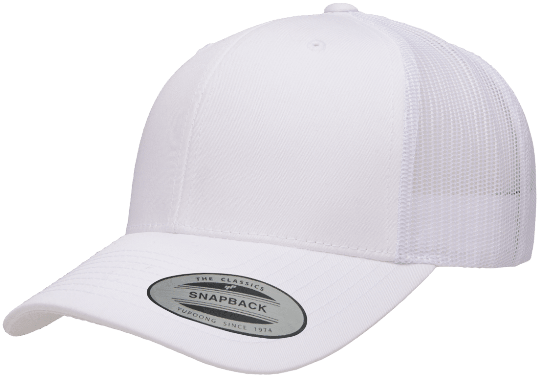 Yupoong 6606 Retro Trucker Hat Baseball Cap with Mesh Back - YP Classics