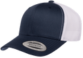 Yupoong 6606T Retro Trucker Hat Baseball Cap with Mesh Back, 2-Tone Colors - YP Classics