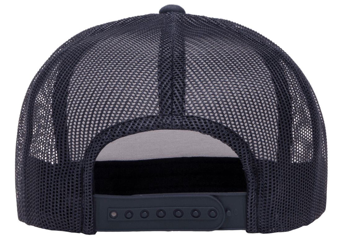Yupoong 6606W Retro Trucker Hat Baseball Cap with Mesh Back White Front YP Classics