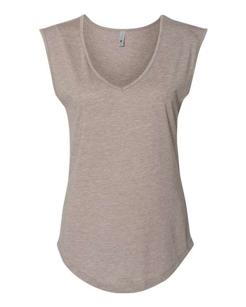 Next Level 5040 Women's Festival Sleeveless Deep V-Neck Tee