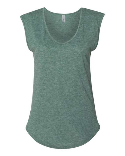 Next Level 5040 Women's Festival Sleeveless Deep V-Neck Tee