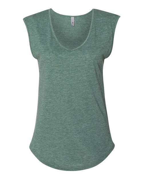 Next Level 5040 Women's Festival Sleeveless Deep V-Neck Tee