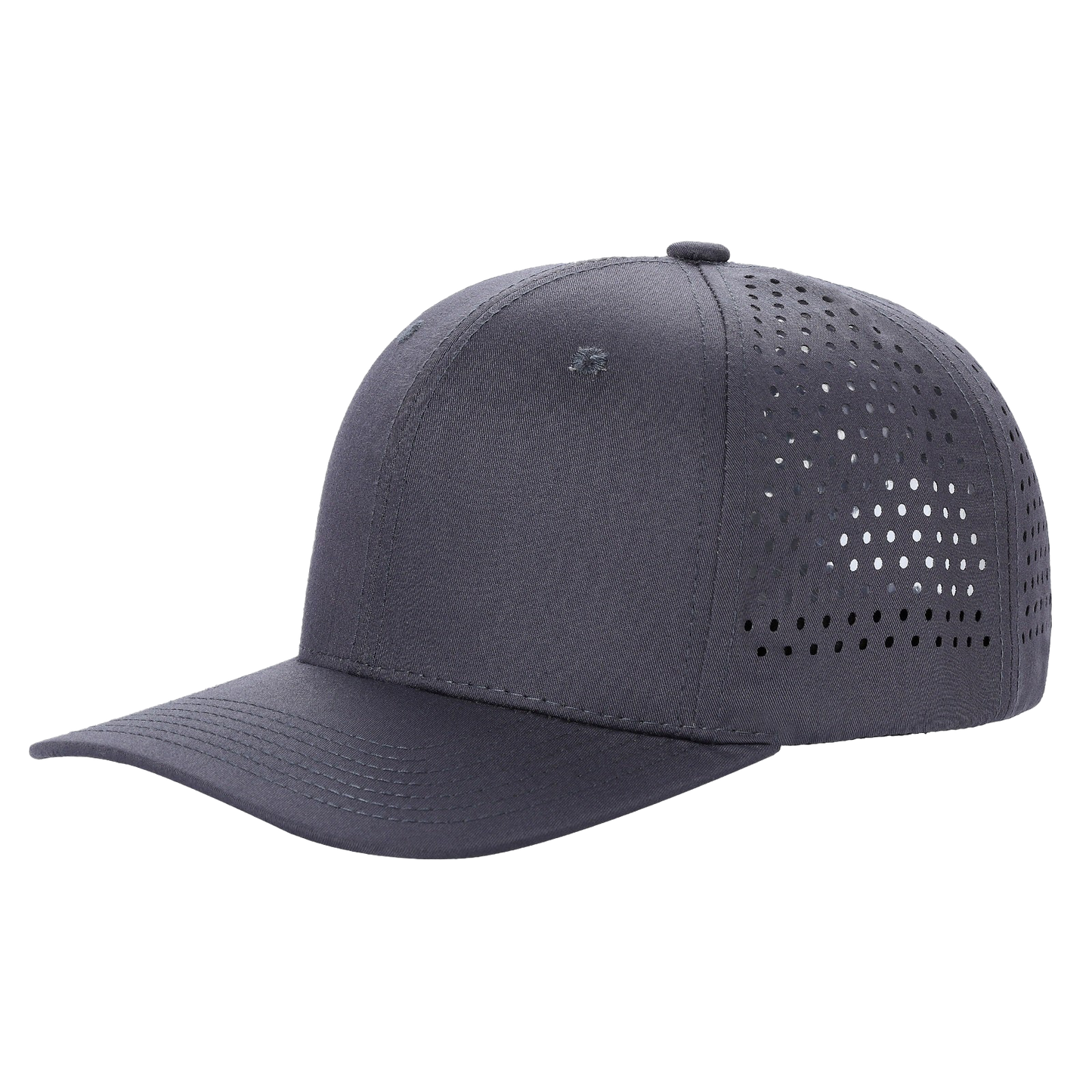 Unbranded 6 Panel Perforated Hat Laser Vented Cap