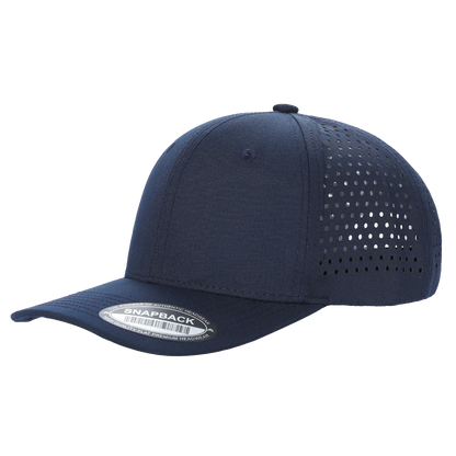 Unbranded 6 Panel Perforated Hat Laser Vented Cap