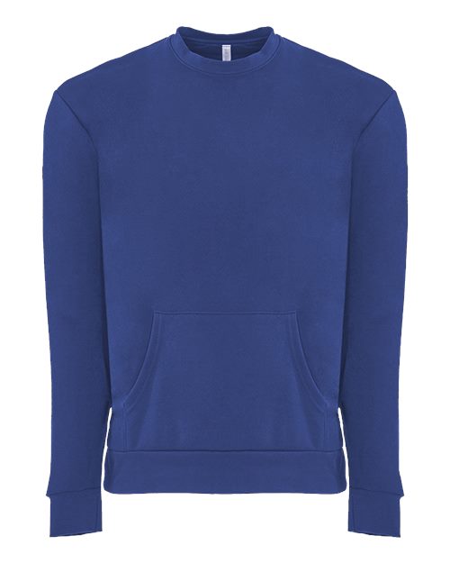 Next Level 9001 Unisex Santa Barbara Pocket Crewneck Sweatshirt
