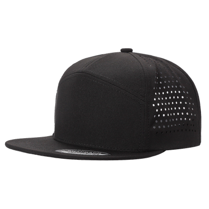 Unbranded 7 Panel Perforated Hat Laser Vented Cap