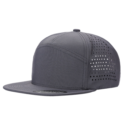 Unbranded 7 Panel Perforated Hat Laser Vented Cap
