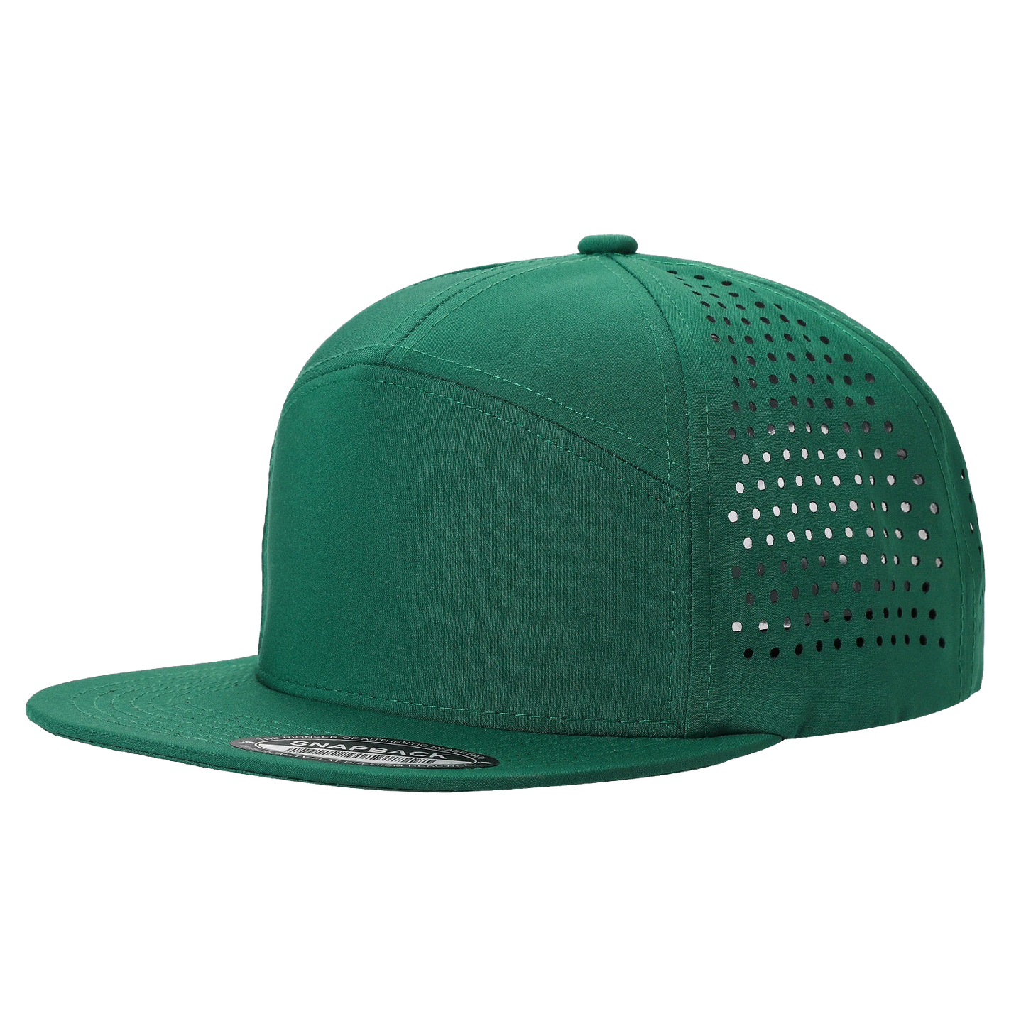 Unbranded 7 Panel Perforated Hat Laser Vented Cap