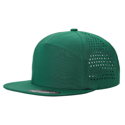Unbranded 7 Panel Perforated Hat Laser Vented Cap