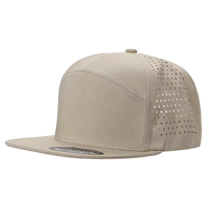 Unbranded 7 Panel Perforated Hat Laser Vented Cap