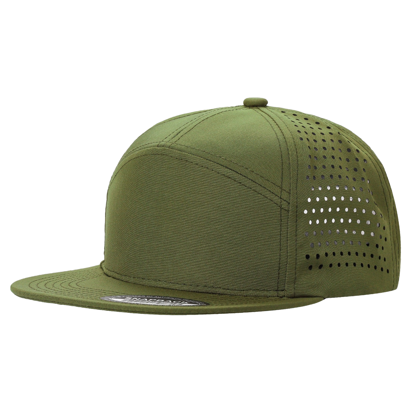 Unbranded 7 Panel Perforated Hat Laser Vented Cap