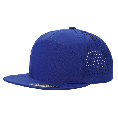 Unbranded 7 Panel Perforated Hat Laser Vented Cap