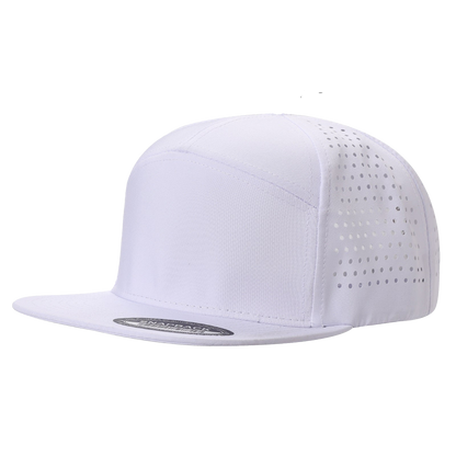 Unbranded 7 Panel Perforated Hat Laser Vented Cap