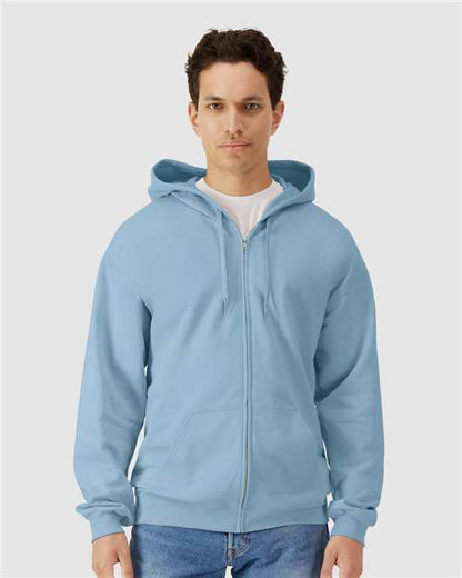 Gildan SF600 Unisex Softstyle® Midweight Full-Zip Hooded Sweatshirt