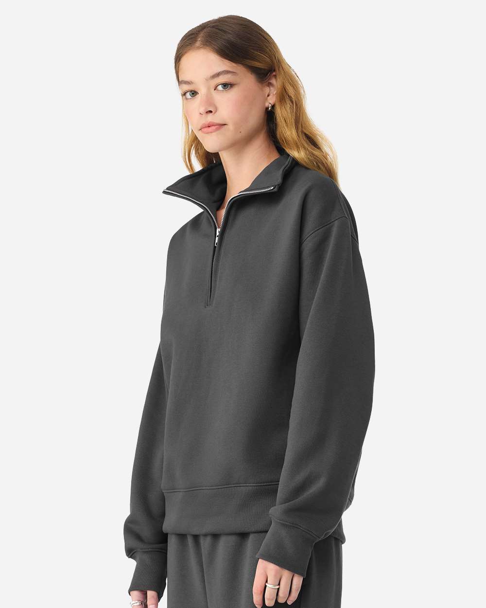 BELLA+CANVAS 4740 Unisex 10 oz Quarter-Zip Pullover Sweatshirt