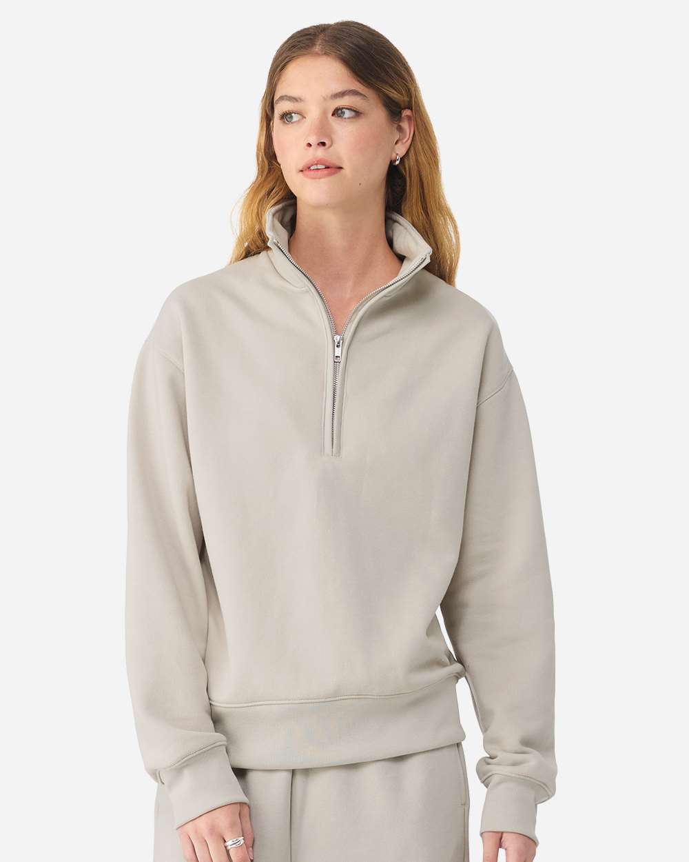 BELLA+CANVAS 4740 Unisex 10 oz Quarter-Zip Pullover Sweatshirt