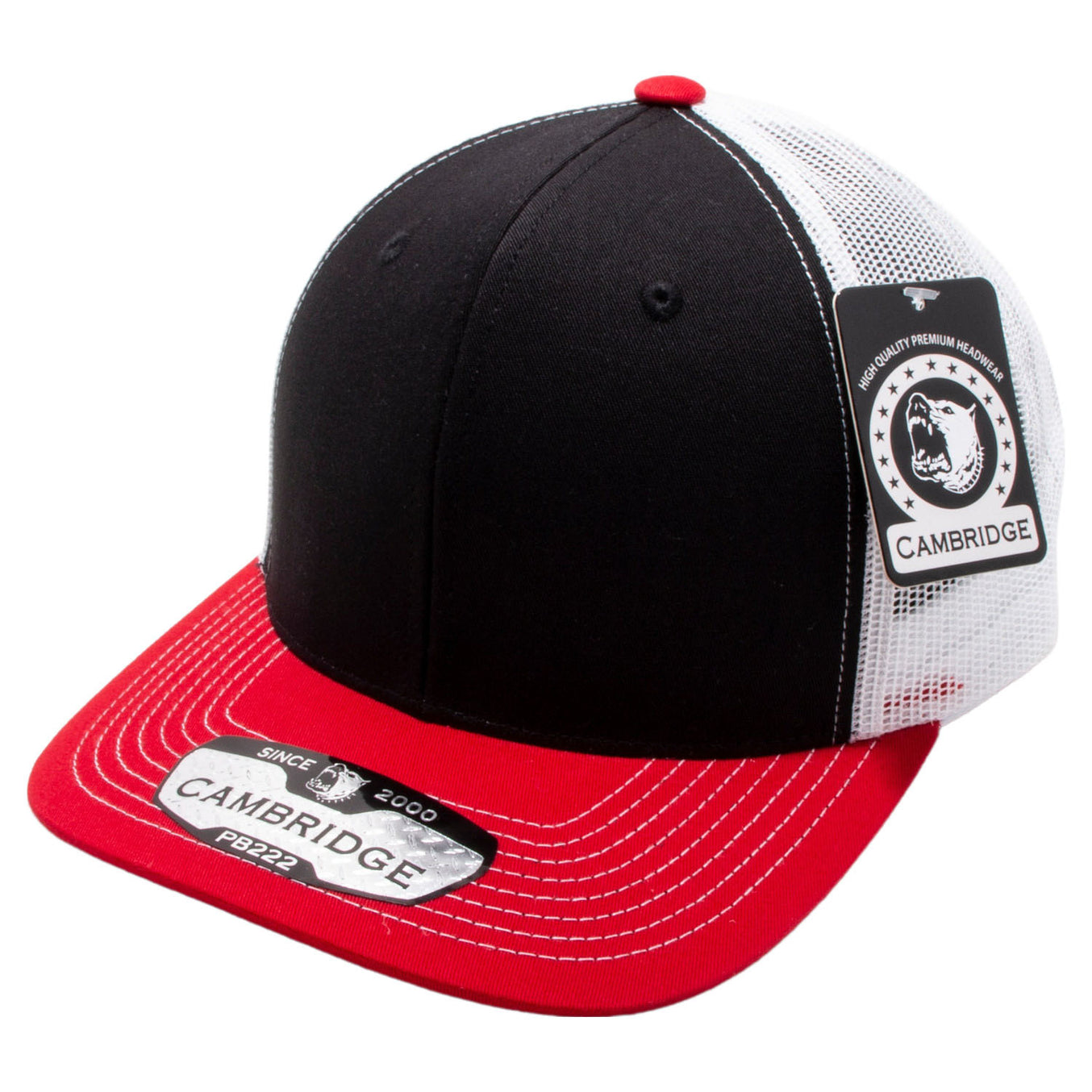 Pit Bull Cambridge PB222T Tri-Color Trucker Hat PB222